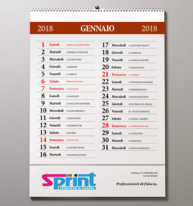 calendario da parete